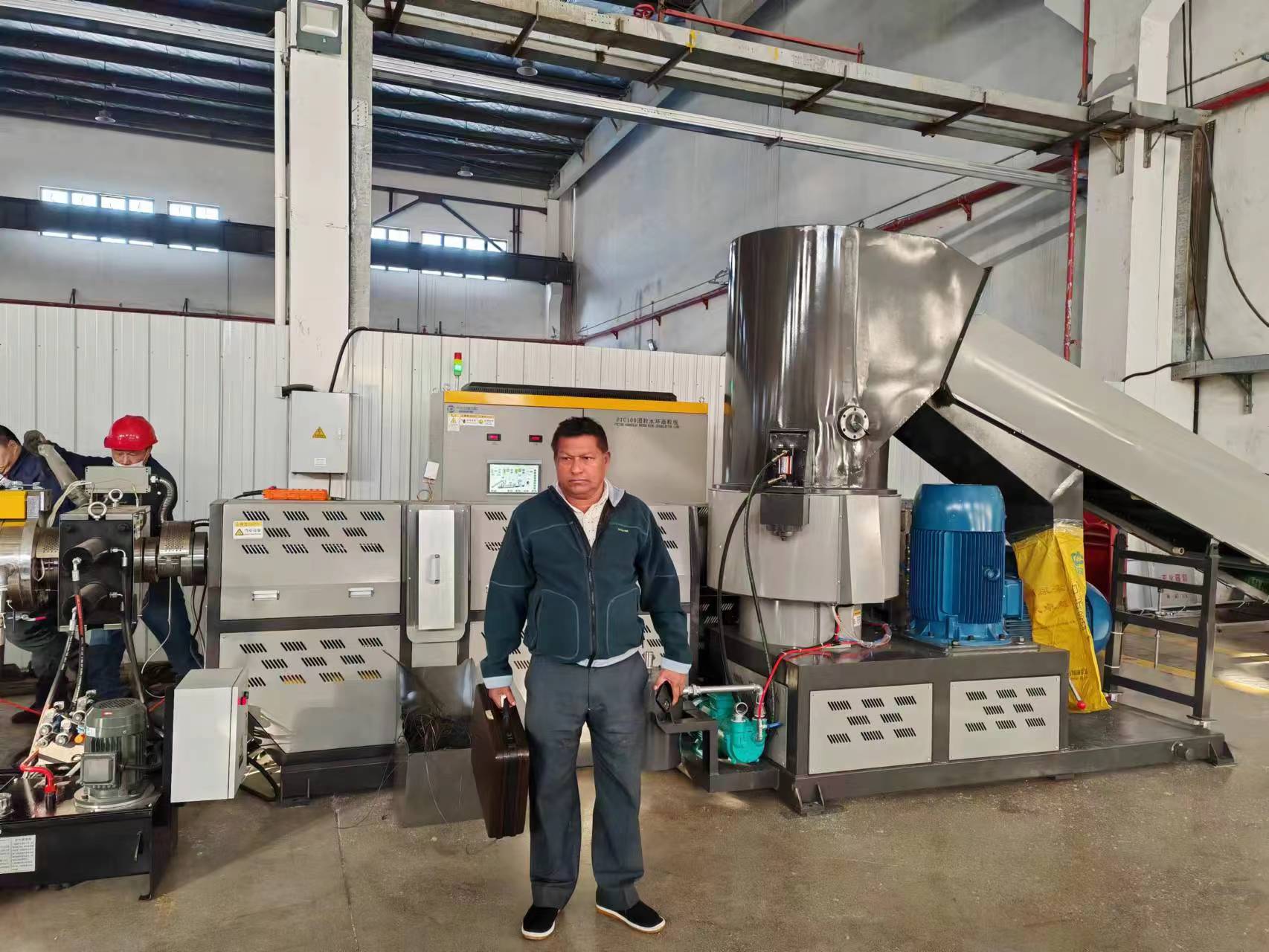 PE  PP granulating line for Srilanka client (1)